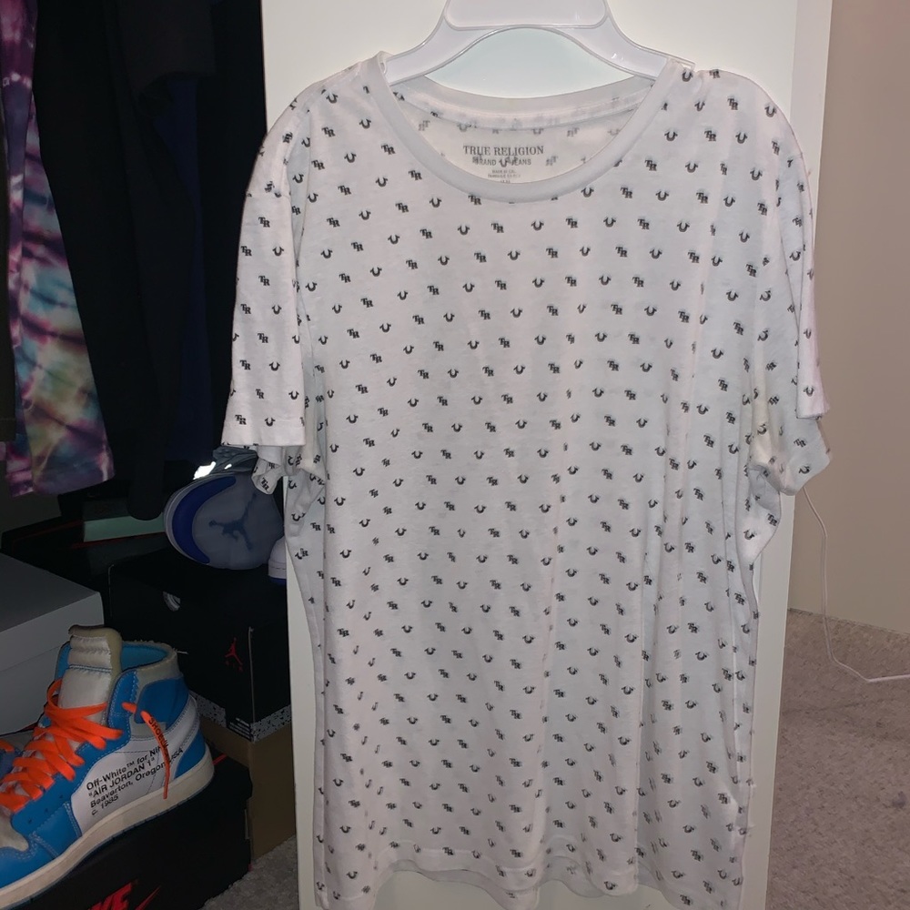 True religion horshoe all over crew neck t shirt